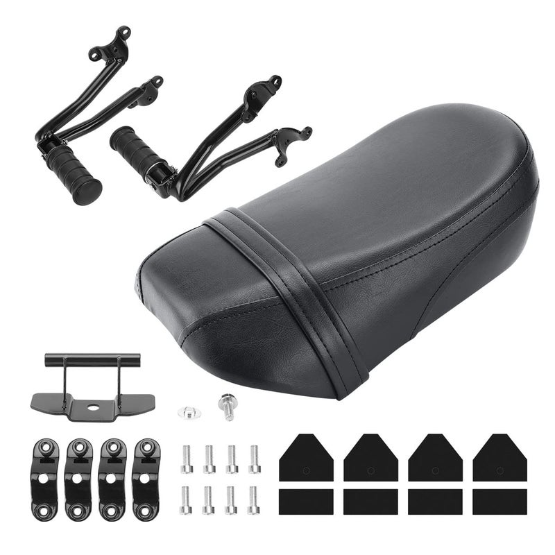 FIASRAC Passenger Seat and Foot Pegs Kit For Kawasaki Vulcan 650 VN650 2015-2023 - Image 1